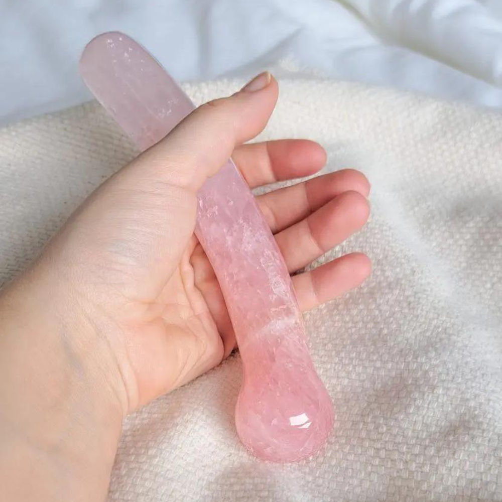 Rose Quartz Transform G-Spot Pleasure Wand